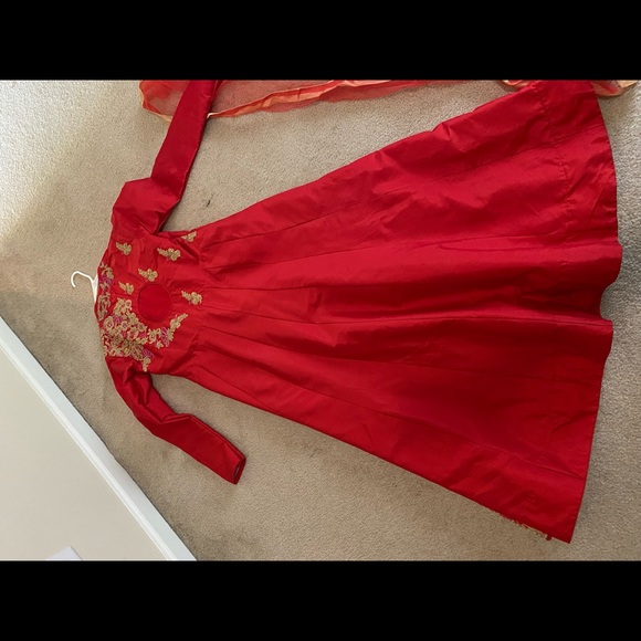 Pakistani/Indian Gown Dress 2 piece set - Picture 3 of 5